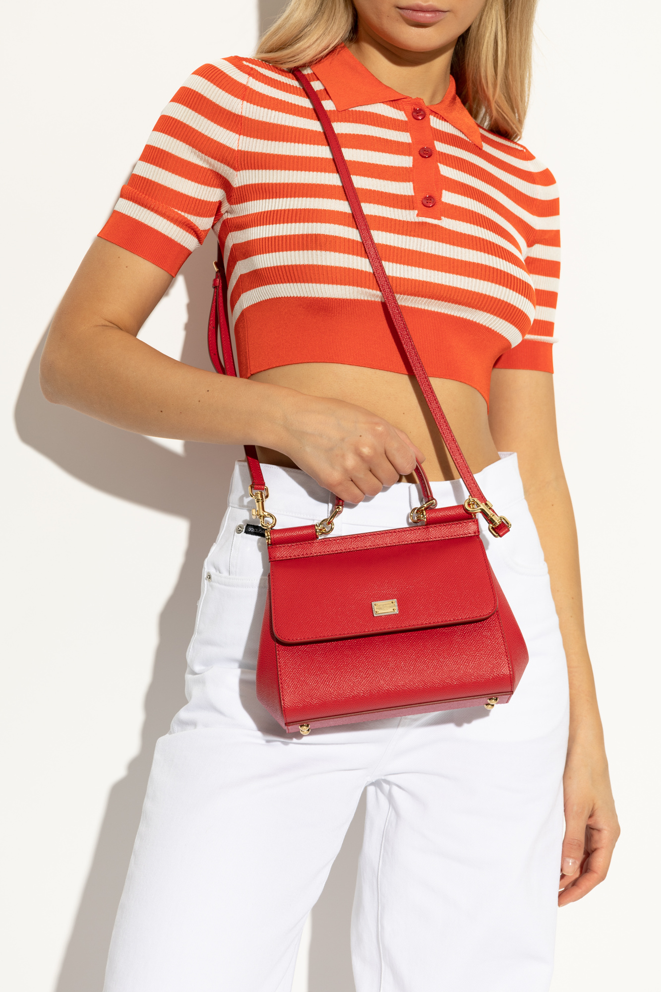 ハンドバッグ SICILY MEDIUM HANDBAG Medium Sicily handbag in Pink for Women | Dolce&Gabbana®